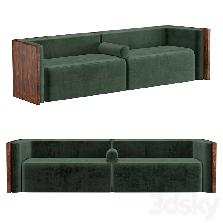 Lobby sofa Evgeniya 3D Model Free Download