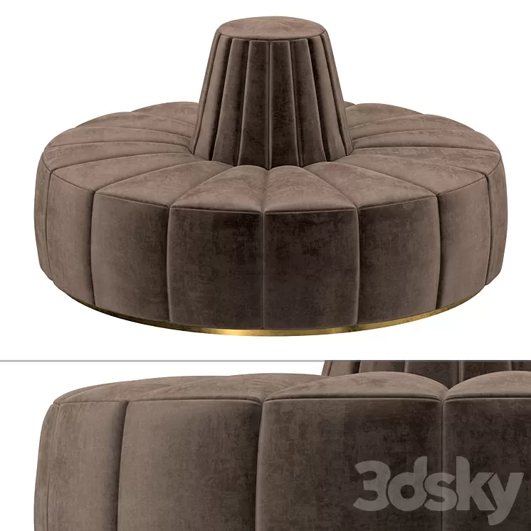 Lobby sofa oo 3D Model