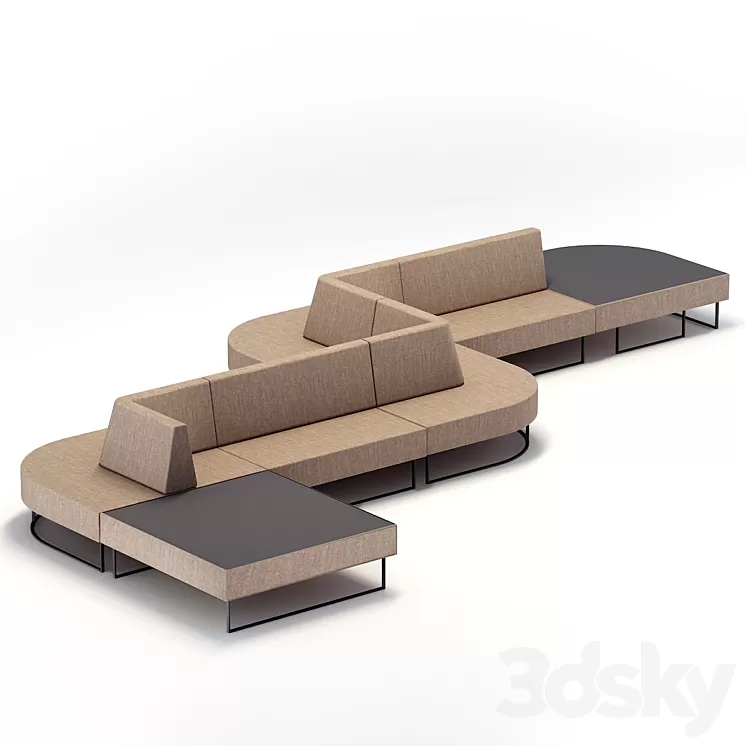 Loby Sofa 3D Model