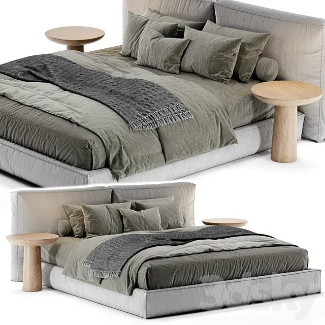 Loca Loft Bed No.02 3D Model Loca Loft Bed No.02 3D Model