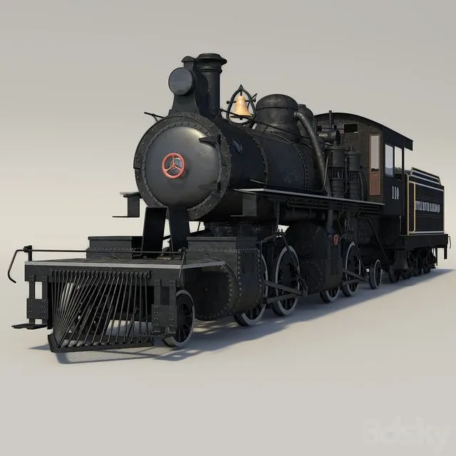 Locomotive 3D Model Locomotive 3D Model
