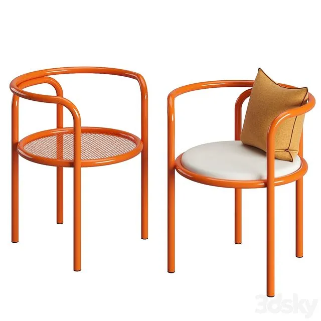 Locus Solus Chair by Exteta 3D Model Locus Solus Chair by Exteta 3D Model