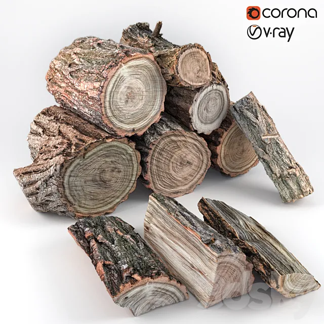 Locust tree woods 3D Model Locust tree woods 3D Model