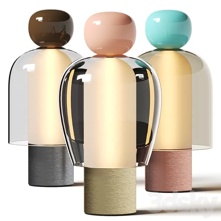Lodes Easy Peasy Table Lamps 3D Model Lodes Easy Peasy Table Lamps 3D Model