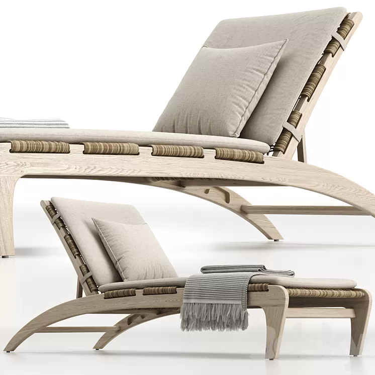 LODI CHAISE LOUNGE 3D Model LODI CHAISE LOUNGE 3D Model