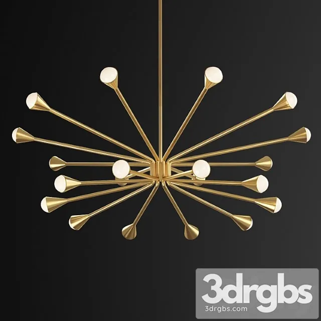 Lody chandelier by tech lighting 3D Model Download Lody chandelier by tech lighting 3D Model Download