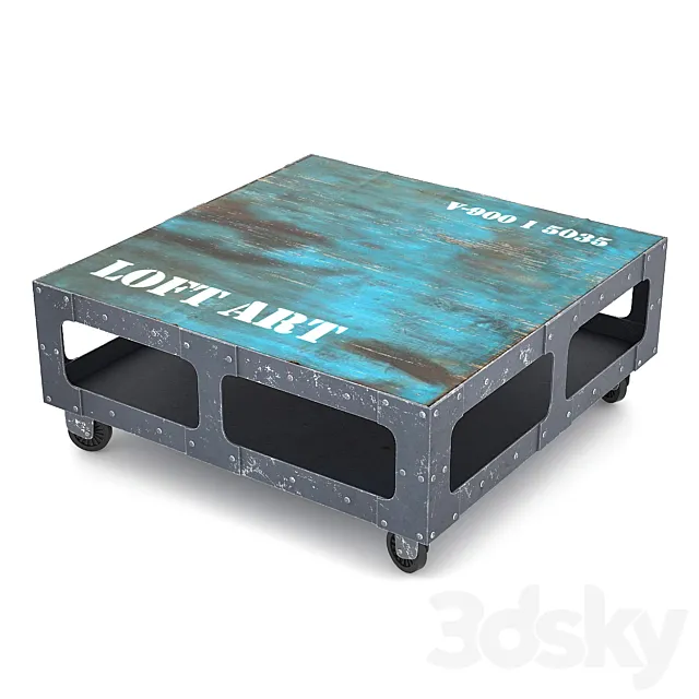 LOFT ART coffee table 3D Model
