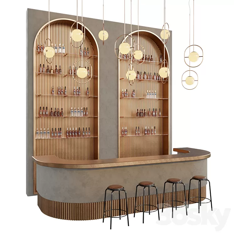 Loft bar 10 3D Model