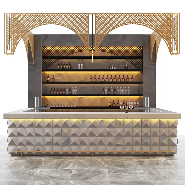 Loft Bar 3 3D Model