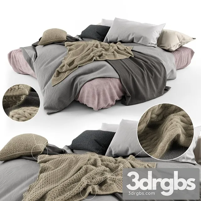 Loft bed 2 3D Model Download