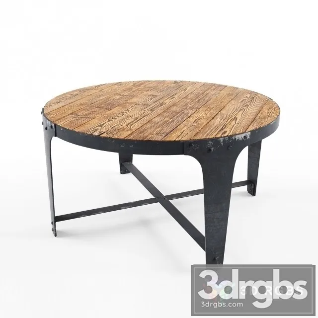 Loft Coffee Table 01 3D Model Download