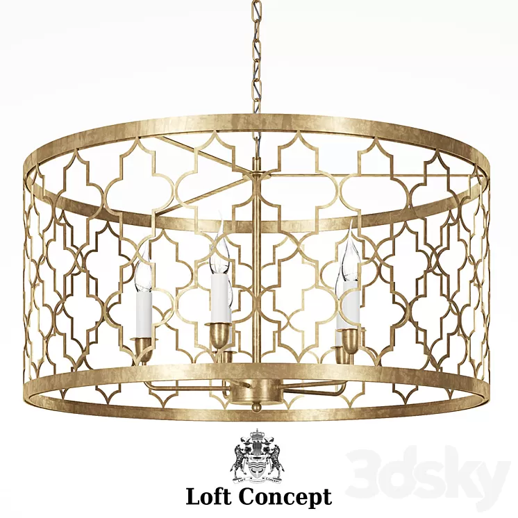 LOFT CONCEPT ROMEO FIVE LIGHT PENDANT LAMP 3D Model LOFT CONCEPT ROMEO FIVE LIGHT PENDANT LAMP 3D Model