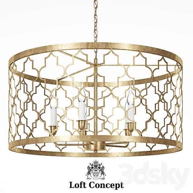 LOFT CONCEPT ROMEO FIVE LIGHT PENDANT LAMP 3DModel LOFT CONCEPT ROMEO FIVE LIGHT PENDANT LAMP 3DModel