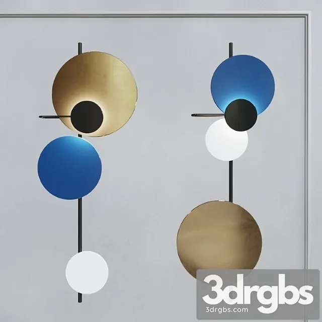 Loft concept wall lamp planet lamp 3D Model Download Loft concept wall lamp planet lamp 3D Model Download