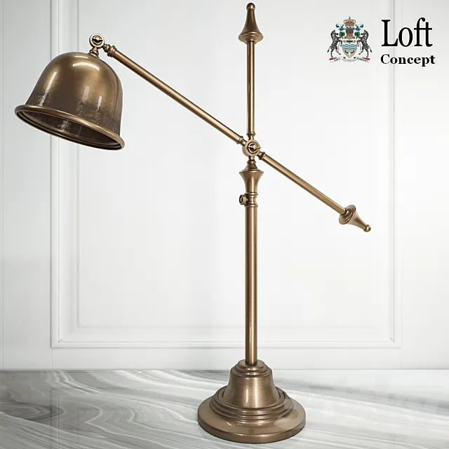LOFT CONCEPT_TABLE LAMP ANTIC BELL TABLE LAMP 3D Model LOFT CONCEPT_TABLE LAMP ANTIC BELL TABLE LAMP 3D Model