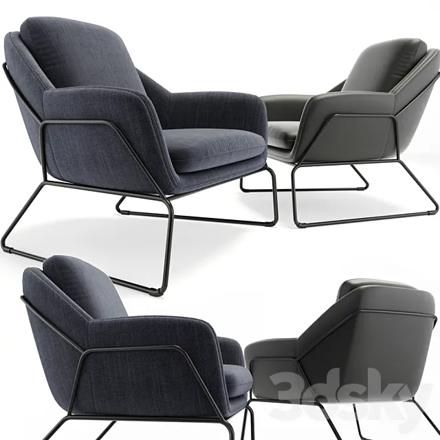 Loft Design. Armchair Model 2549. 3855 3DModel