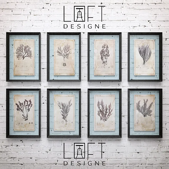 Loft Designe _ 3032 model set Plants 3DModel Loft Designe _ 3032 model set Plants 3DModel