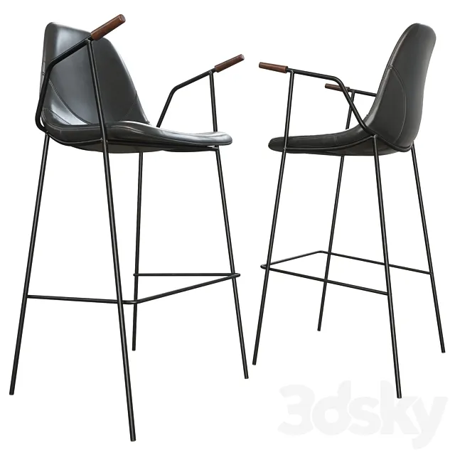 LOFT DESIGNE – BAR STOOL – 30414 model 3DModel LOFT DESIGNE – BAR STOOL – 30414 model 3DModel