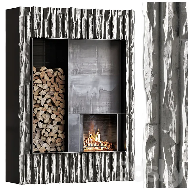 loft fireplace Free Download