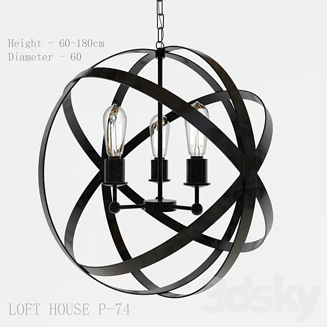 Loft House P-74 3D Model Loft House P-74 3D Model