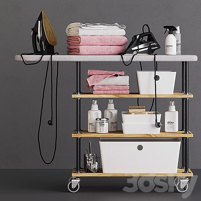 Loft Ironing Set 3DModel