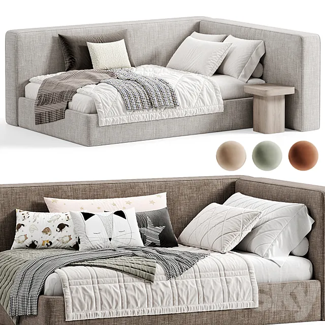 LOFT KIDS Bed By Mebelform 3D Model LOFT KIDS Bed By Mebelform 3D Model