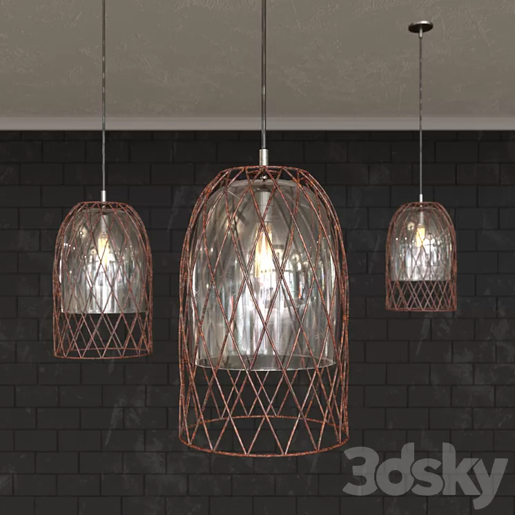 Loft lamp 3D Model Loft lamp 3D Model