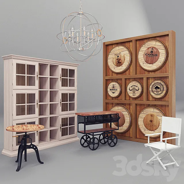 Loft (set of furniture) 3D Model Loft (set of furniture) 3D Model