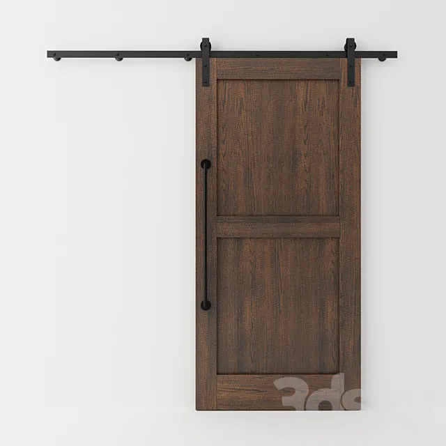 Loft sliding doors 3D Model