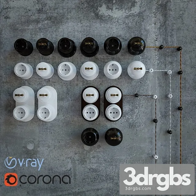 Loft Socket Switch 3D Model Download