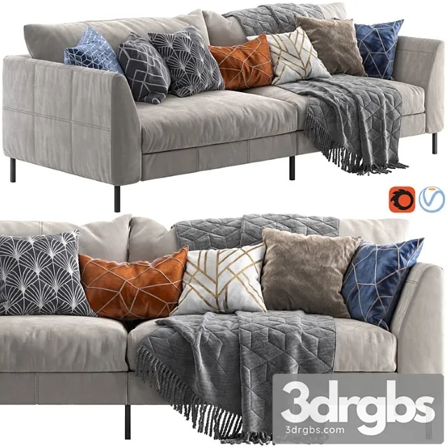 Loft sofa 260 cm 2 3D Model Download