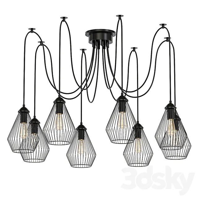 Loft Spider 3D Model Loft Spider 3D Model