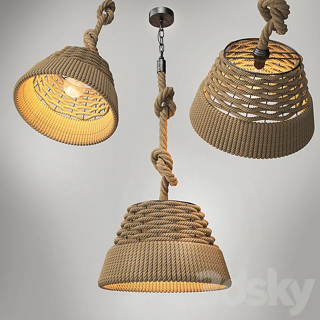 loft-style country pendant lamp 3DModel loft-style country pendant lamp 3DModel