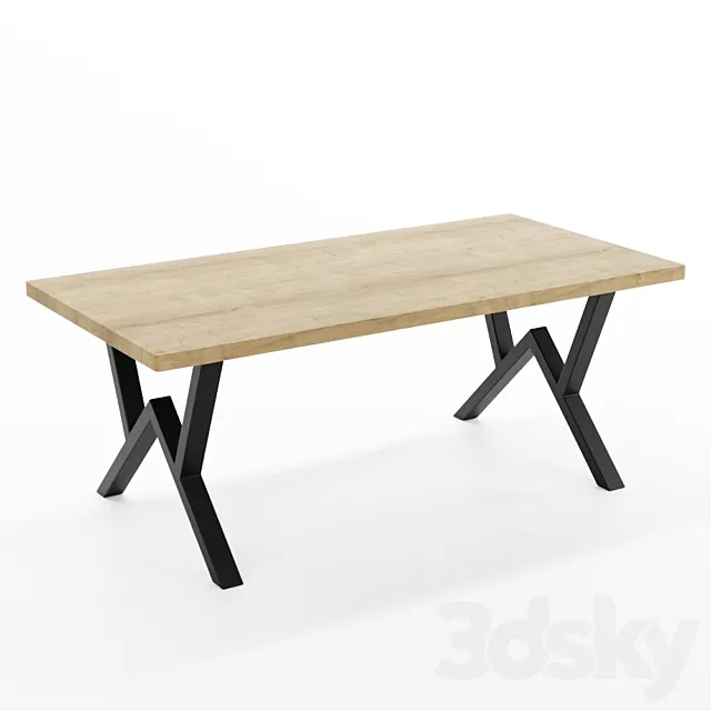 Loft table SP08 3D Model