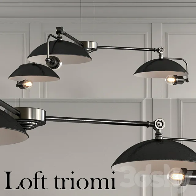 Loft triomio pendant 3DModel