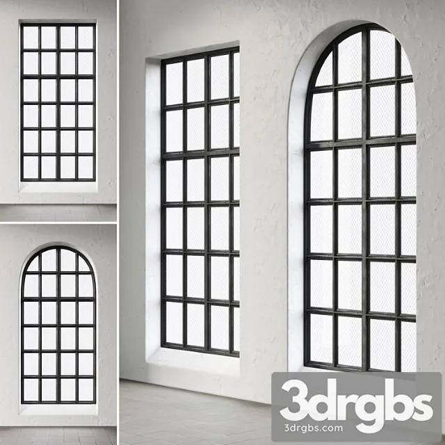 Loft windows 3D Model Download