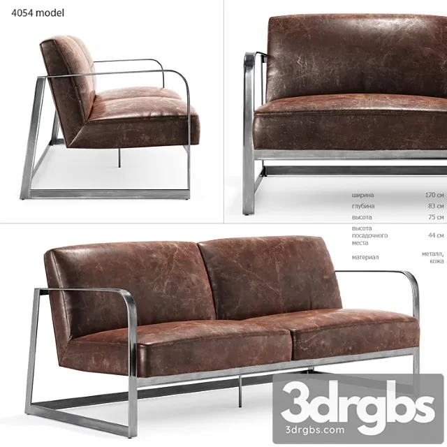 Loftdesigne 4054 sofa 2 3D Model Download