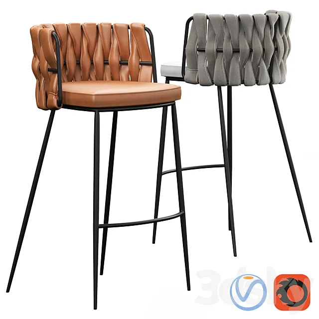 LoftDesigne Bar Stool 2678 3DModel LoftDesigne Bar Stool 2678 3DModel
