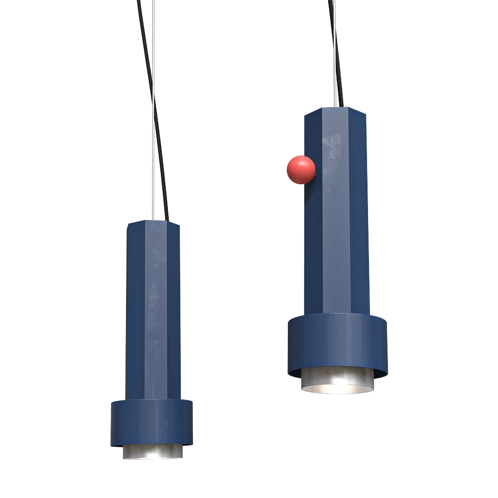 LOFU  – Pendant lamp PO-01-W-BV 3D Model