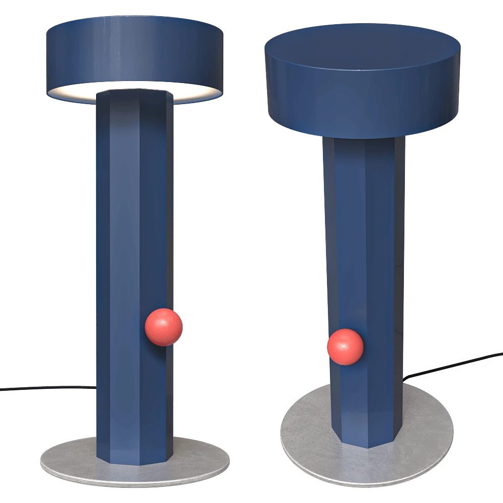 LOFU  – Table lamp PO-032-W-BV-D 3D Model