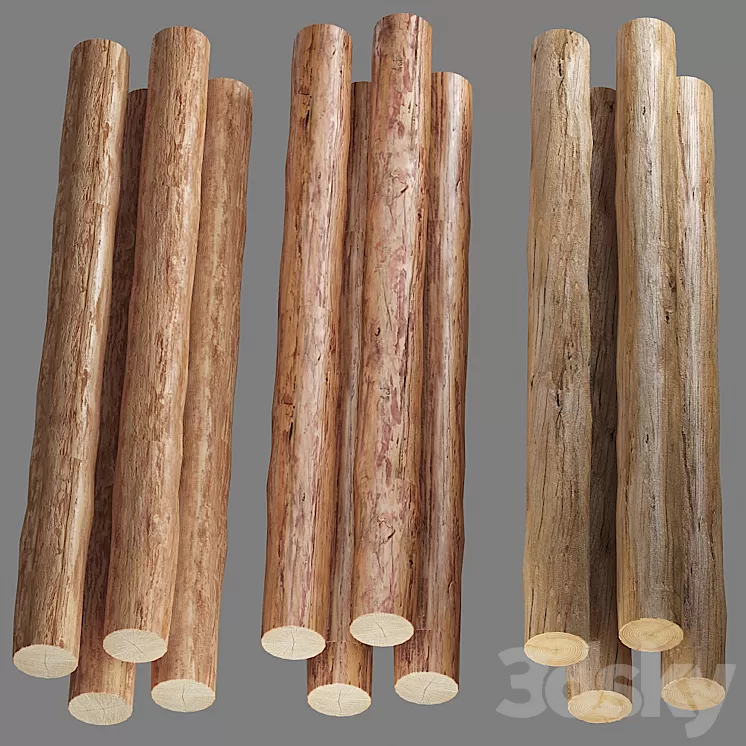 log 3D Model