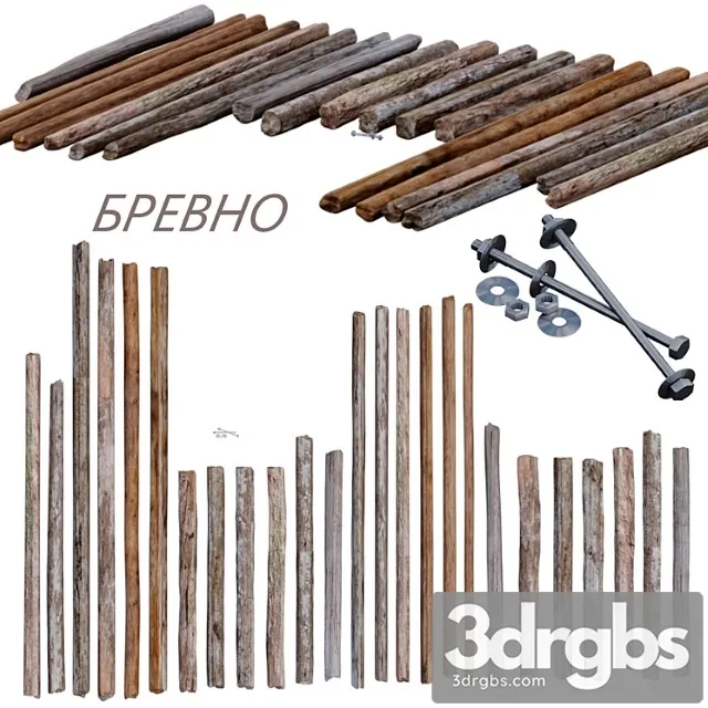 Log 3D Model Download