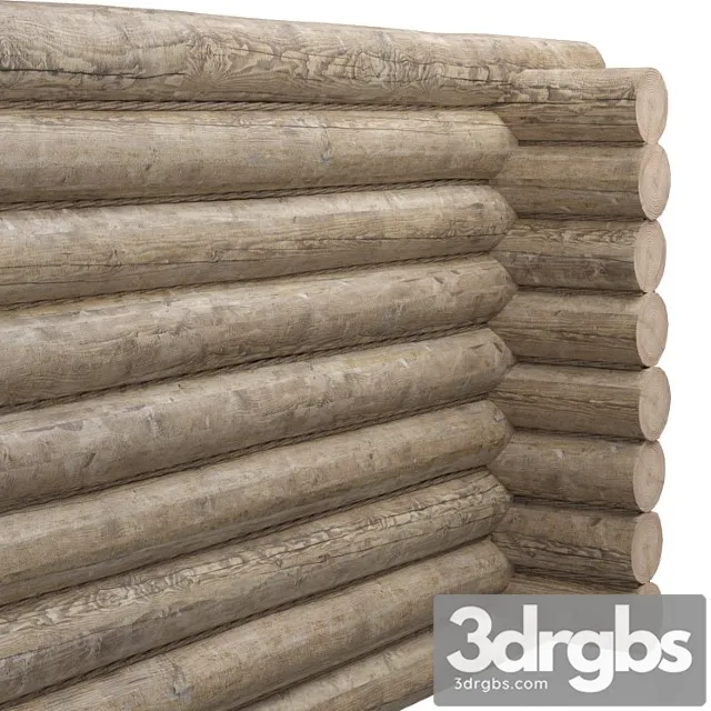 Log Log With Jute Rope 3D Model Download