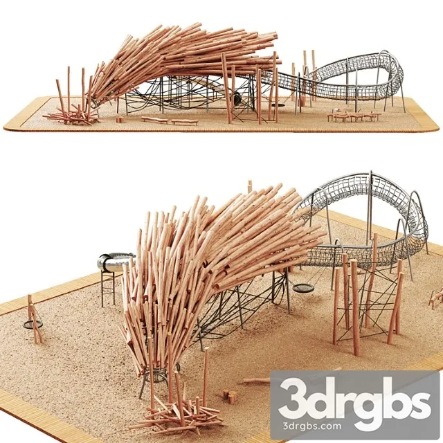 Log playground 5 3D Model Download Log playground 5 3D Model Download