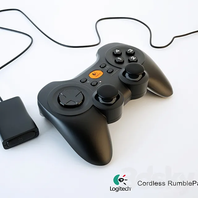 Logitech _ Cordless RumblepadTM 2 3DModel
