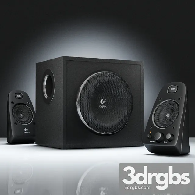 Logitech Z623 3D Model Download