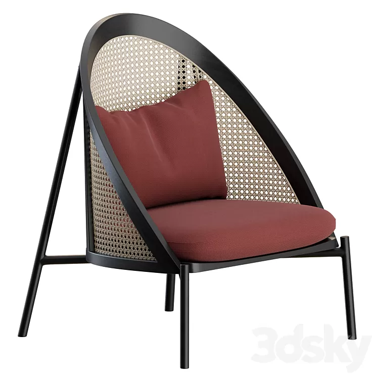 Loie Lounge Chair by Gebrueder Thonet Vienna 3D Model Free Download