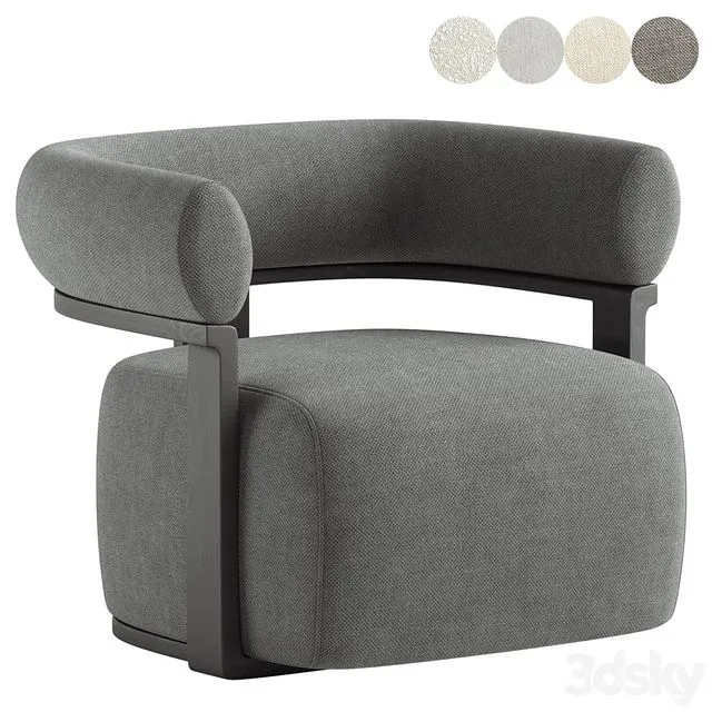 Lola Compact armchair 3D Model