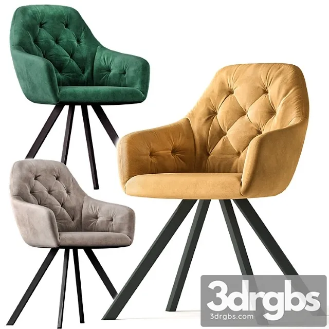 Lola dining chair 3D Model Download