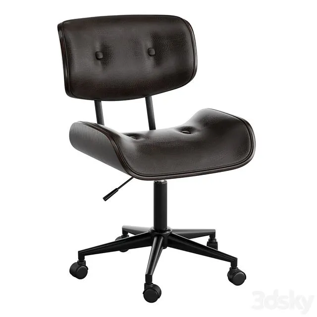 Lombardi Adjustable Desk Chair 3D Model Lombardi Adjustable Desk Chair 3D Model